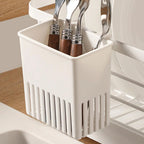 Kitchen Utensil Drying Basket Sink Dish Rack Hanging Drainer Expandable Cutlery Drainers For Forks Spoons Chopsticks