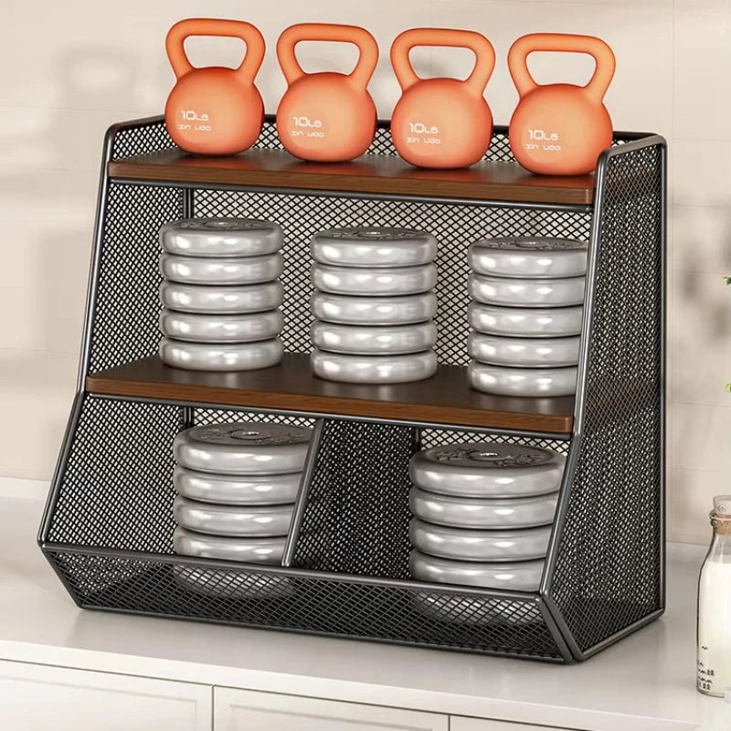 Kitchen Multi-Layer Organizer Desktop Storage Rack Countertop Mug Holder Snack Tea Bag Storage Box for Dining Table