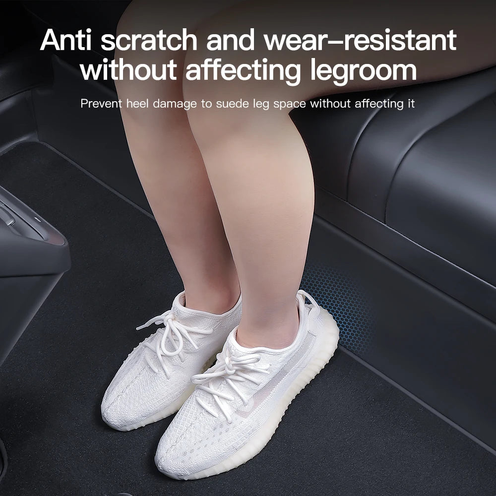 YZ For Tesla Model Y/3 Juniper 2021-2025 Rear Seat Lower Anti-kick Pad Protective Mat Electric Vehicle Protective Accessories