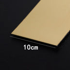 10cm Wide Gold Wall Sticker Strip Stainless Steel Flat Self Adhesive Living Room Decoration Mirrors for Home Wall Edge Strip