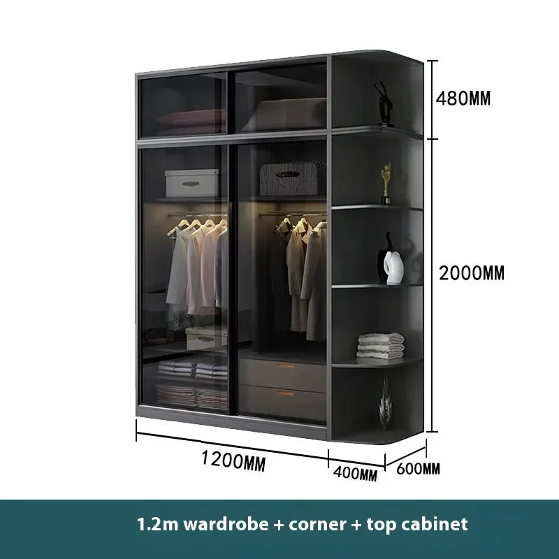 Shelf Storage Organizer Wardrobe Luxury Queen Hotel Cheap Dressers Wardrobe Living Room Guarda Roupa Casal Furniture Home