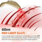 LED Triple Light Scalp Care Growth Hair Regrowth Device Anti Hair Loss Machine Thinning Scalp Stress Relief Follicle Activation