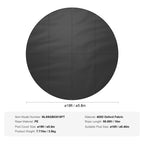 VEVOR 18/15Ft Round Pool Cover Solar Covers for Above Ground Pools Safety Pool Cover with Drawstring Design Black