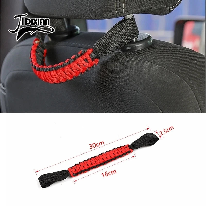 JIDIXIAN Car Seat Headrest Grab Handle for Jeep for Dodge for Ford F150 for Jimny for Chevrolet for GMC for Chrysler for 4Runner