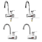 Electric Hot Water Heater Faucet 3000W Hot Cold Mixer Tap 360 Degree Rotation Tankless Water Heater Digital for Kitchen Bathroom