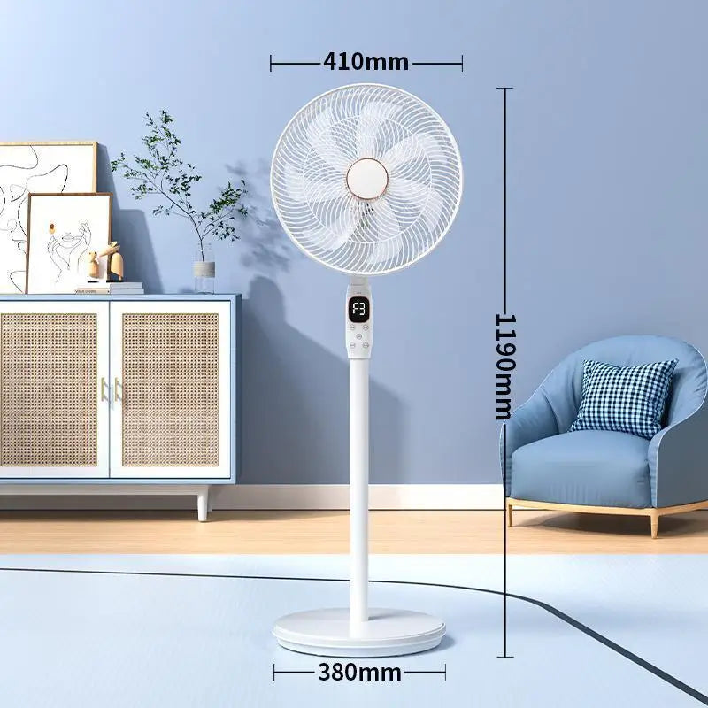 New Floor Fan Household Electric Fan Energy Saving Voice Remote Contro