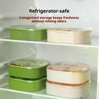 Kitchen Onion Garlic Ginger Preservation Box Refrigerator Freezing Separator No Odor Cooking Storage Box Sealed Drainage Storage