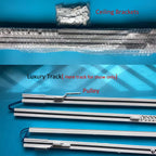Customized Luxury Curtain Track Super Quiet Electric Curtains Rail for Tuya Wifi/Zigbee /T2 C2 Motor Intelligent Home Track Rod