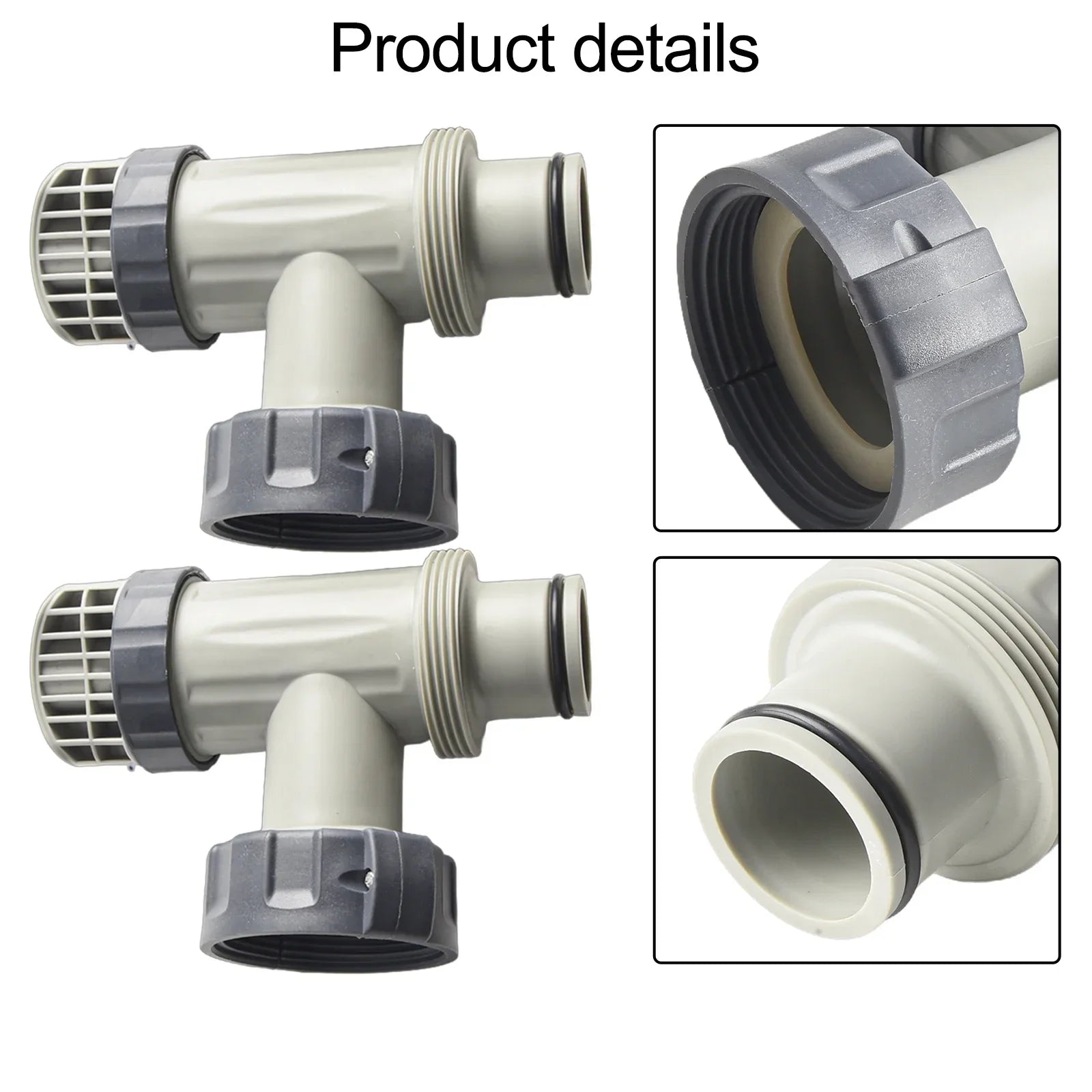 Set of 2 Replacement Plunger Valves for Intex Pool Filters Complete with O Rings and Step Washers for Enhanced Performance
