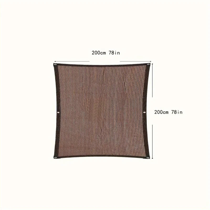 [Coffee Color Shade Net] Coffee Color Sunshade Cloth - Sun Protection Shade Net for Plant Cover, Home, Succulent, Balcony