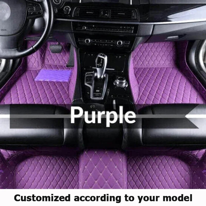 Car Floor Mats For VW VW Tiguan L PHEV 2019 2020 2021 2022 Custom Foot Pads Automobile Carpet Cover Interior Accessories