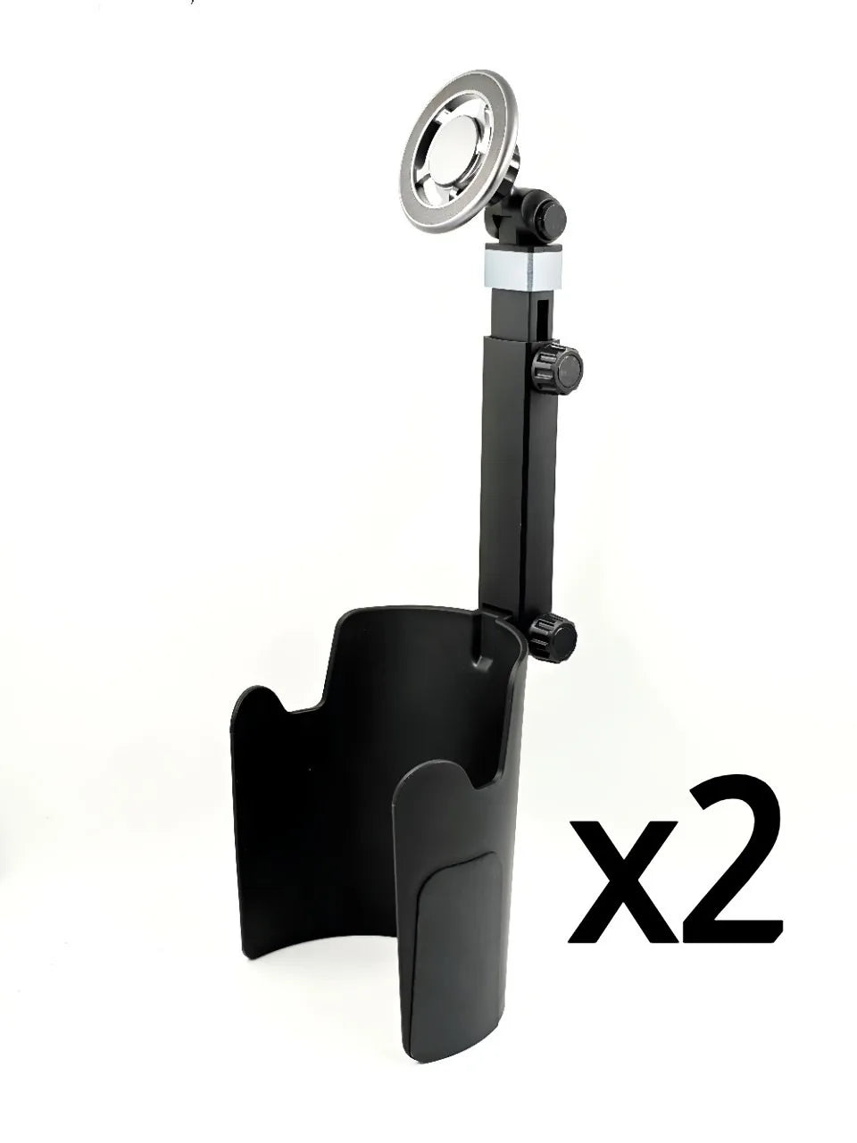 Car Mug Phone Holder 2in1 Magnetic Holder Car Mug Holder Magnetic Suction Cup Cell Phone Holder metal Angle adjustment