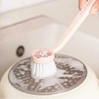 Hello Kitty Kuromi Kitchen Pot Scrubber  Dishwashing Wonder  Soft-Bristled Long-Handled Pot Scrubber for Home Use