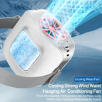 Waist hanging Cooling Fan High speed Ice Compress Air Conditioning Fa