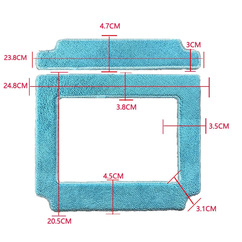 Window Cleaning Robot Mop High Quality Wipes Cloth Square Clean Wipes Purerobo W-V1S Component Window Cleaner Robot Accessories