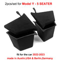 Rear Trunk Side Storage Box for Tesla Model Y 2024 Berlin Left Right Bins Organizer Tray Stowing Tidying Packet Car Accessories