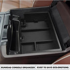 Upgraded Console Organizer Tray Compatible with Chevy Silverado/GMC Sierra 1500(2014-2018) and Silverado/Sierra 2500/3500HD(2015