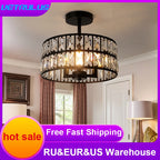 Luxury Pendant Light Crystal LED Chandelier Nordic Home Decor Ceiling Lamp Modern Kitchen Island Dining Living Room Fixture Lum