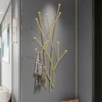 Nordic Clothes Hat Rack  Creative Wall Hanging Hooks, Simple Bedroom Coat Hanger, Light Luxury Design, Bathroom Organizer