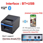 Xprinter 80mm Thermal Receipt Printer with Auto  cutter 200mm/s Print speed with USB+Ethernet/Bluetooth/wifi  XP-N160II 80T T80A