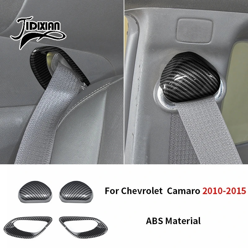 JIDIXIAN fit for Chevrolet Camaro 2010 2011 2012 2013 2014 2015 Car Interior Exterior Decoration Cover Carbon Fiber Accessories