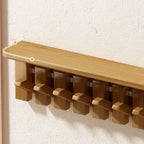 Solid Wood Modern Nordic Creative Wall Clothes Hanger Luxury Living Room Bedroom Clothes Racks Household Storage Home Furniture