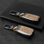 Vw Golf 5 6 Polo Passat B6 B7 Cc Skoda Jetta Universal Car Key Case Luxury Leather Key Cover Durable Secure Car Holder