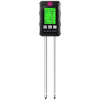 6 in 1 High Accuracy Soil Tester pH Temperature Humidity Sunlight Air Moisture Nutrient Fertility Meter Gardening Planting Tool
