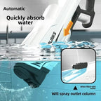Electric continuous water gun fully automatic water absorption large capacity outdoor battles  summer water fights children toys