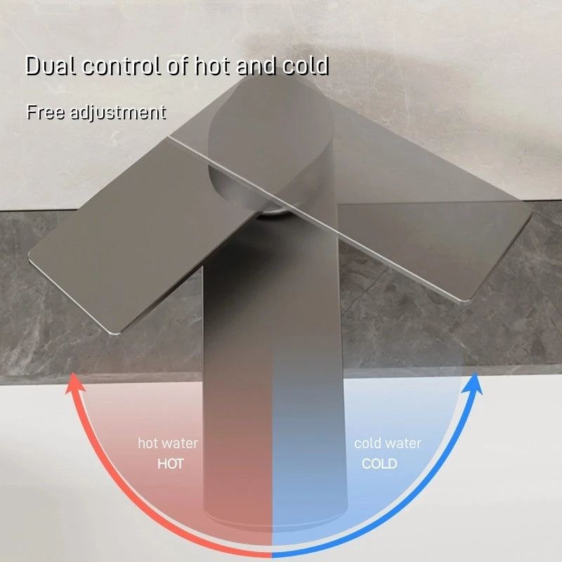 Stainless Steel faucet Washbasin Sink Hot And Cold Water Household Bathroom Washbasin Bathroom Cabinet Basin mixer