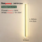 Outdoor LED Wall Lamp - Long, IP65 Waterproof, for Garden, Balcony, Entrance, Staircase | AlluCanFind