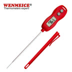 WENMEICE Kitchen Thermometer Digital Backlight Fast Reading Food Thermometer for Meat Cooking Fry Probe BBQ Oven Kitchen Tools