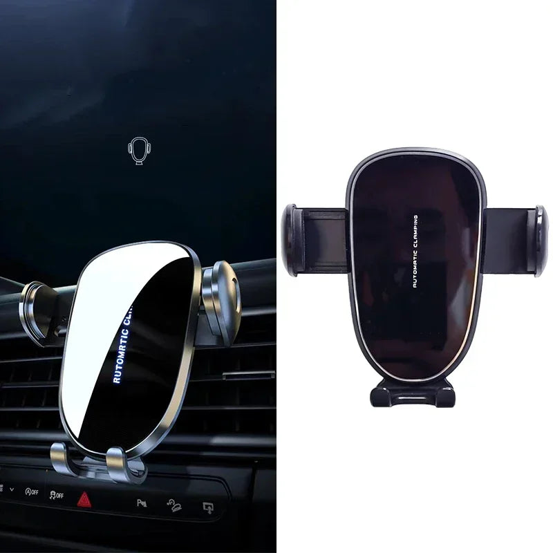 Car Phone Holder For AUDI A6 C8 A7 2019 2020 2021 2022 2023 2024 Special Fixed Bracket Base Wireless Charging Accessories