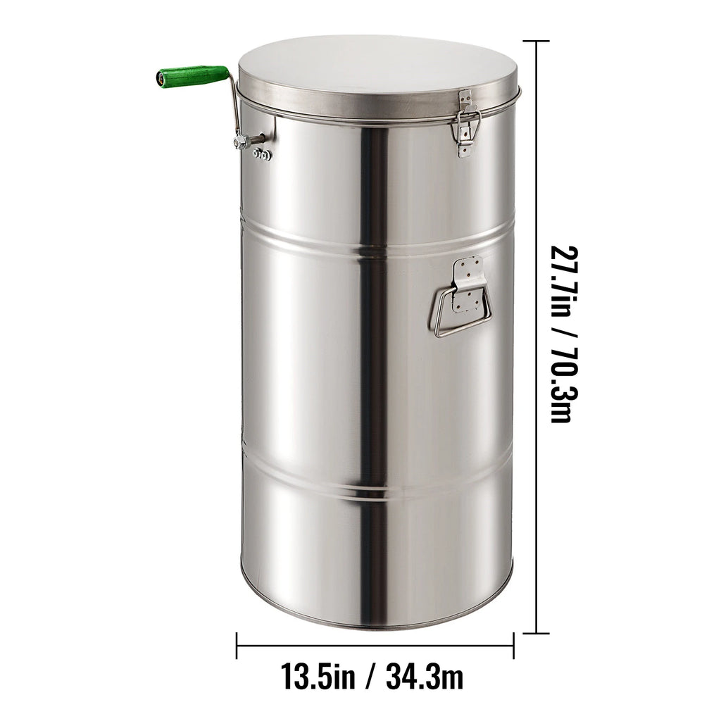 SucceBuy Honey Extractor 2 3 4 Frame Manual Electric Stainless Steel Honeycomb Spinner Crank Centrifuge Beekeeping Equipment