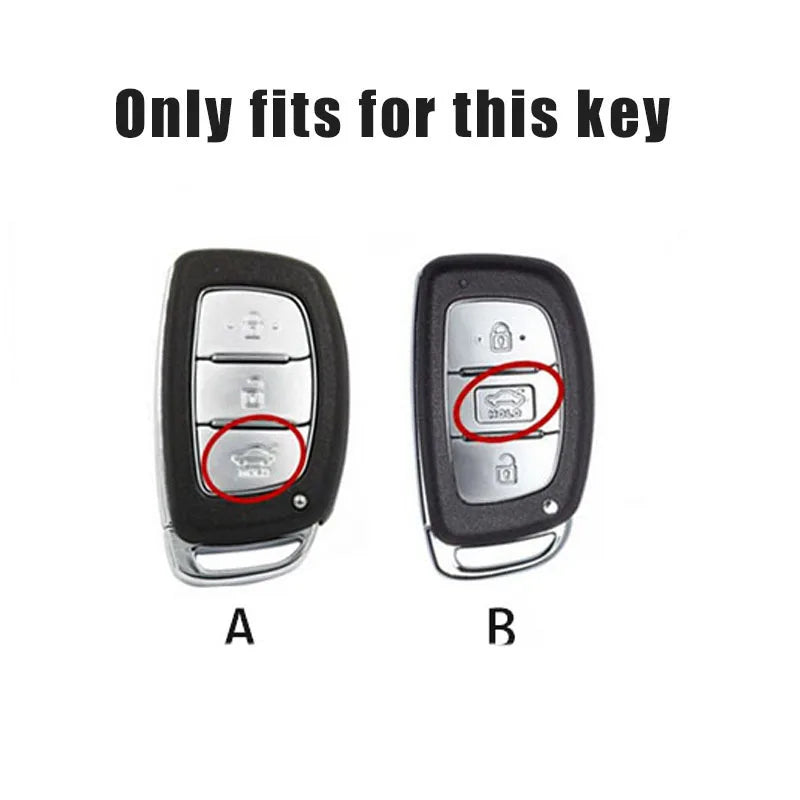 For Hyundai ix35 i40 i20 i10 Tucson Elantra Creta Sonata Ioniq Accent Creata Car Remote Key Case Fob Cover Keychains Accessories