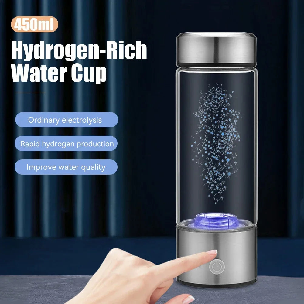 1Pc 2in1/3in1 450ml USB Charging Portable Hydrogen Water Generator 3 M