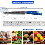 Kitchen Meat Fruit Knife 7Cr17Mov Stainless Steel Chef Utility Fish Knife Professional Butcher Cleaver Boning Knife Resin Handle