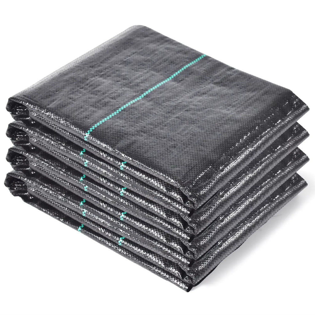 Weed Membrane Garden Landscape Fabric Anti Grass Cloth Strong Breathable Plastic Mulch Thicker Durable Ground Cover Sheet Mat