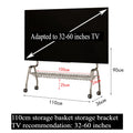 TV Stands Nordic TV Mobile Bracket Living Room Home Modern Simple Floor 32-75 Inch Stainless Steel Hanger with Wheels TV Cabinet