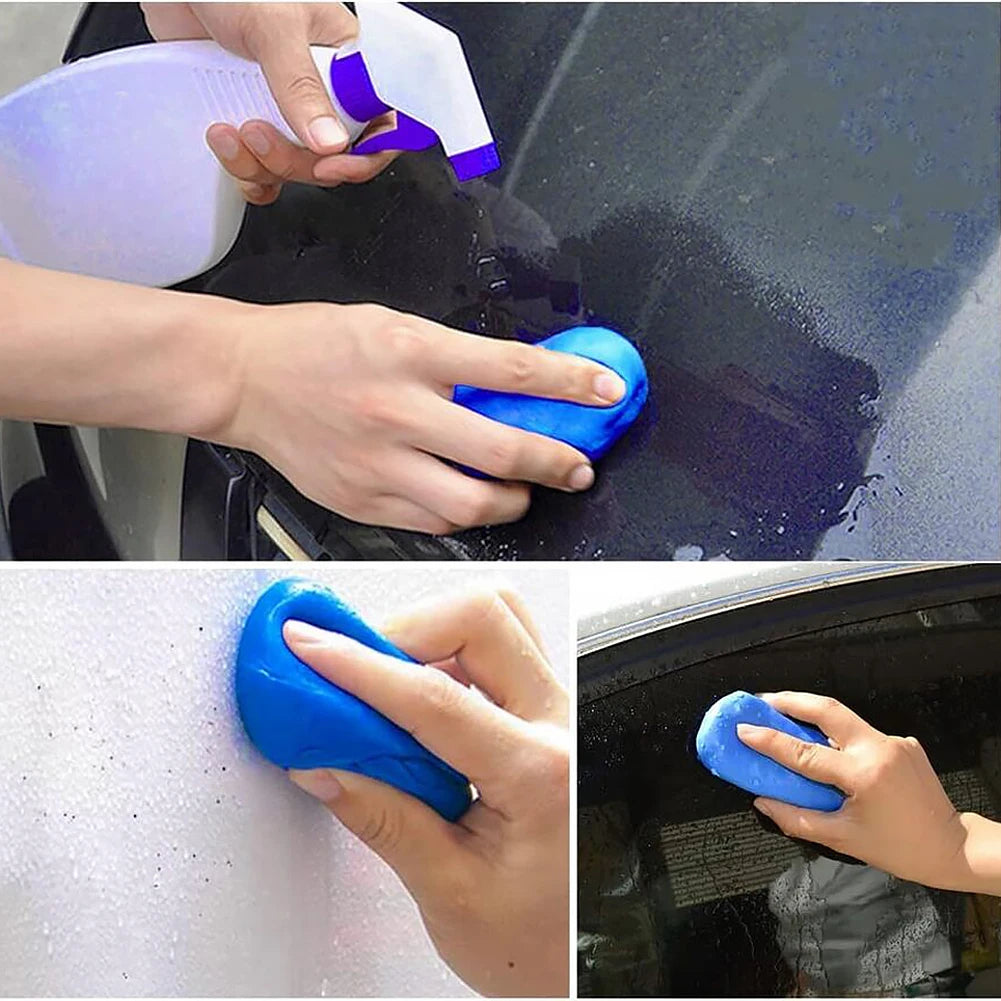 5Pcs Vehicle Detailing Magic Cleaning Mud Blue Car Cleaning Clay Bar Auto Detailing Cleaner Car Magic Clay Bar