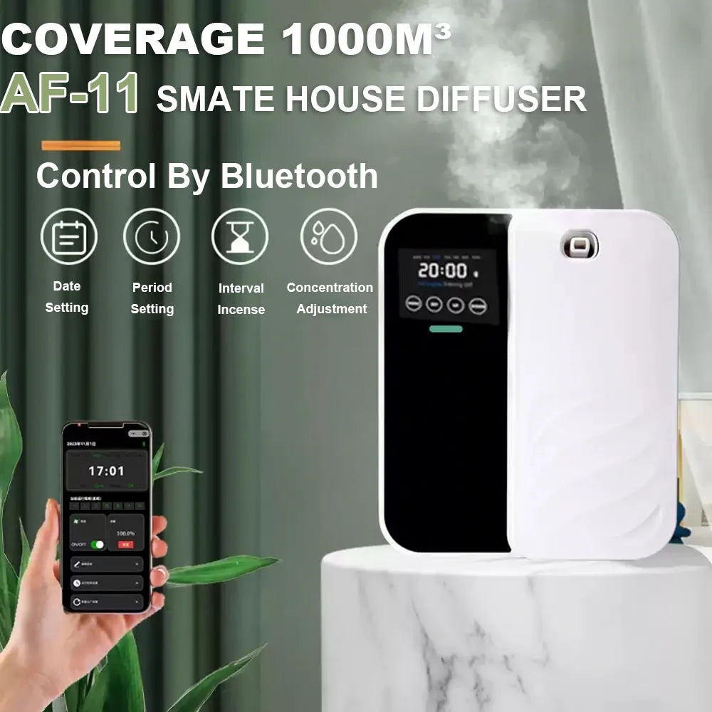 Waterless Diffuser Aroma Diffuser 1000m³ Electric Scent Machine Smell
