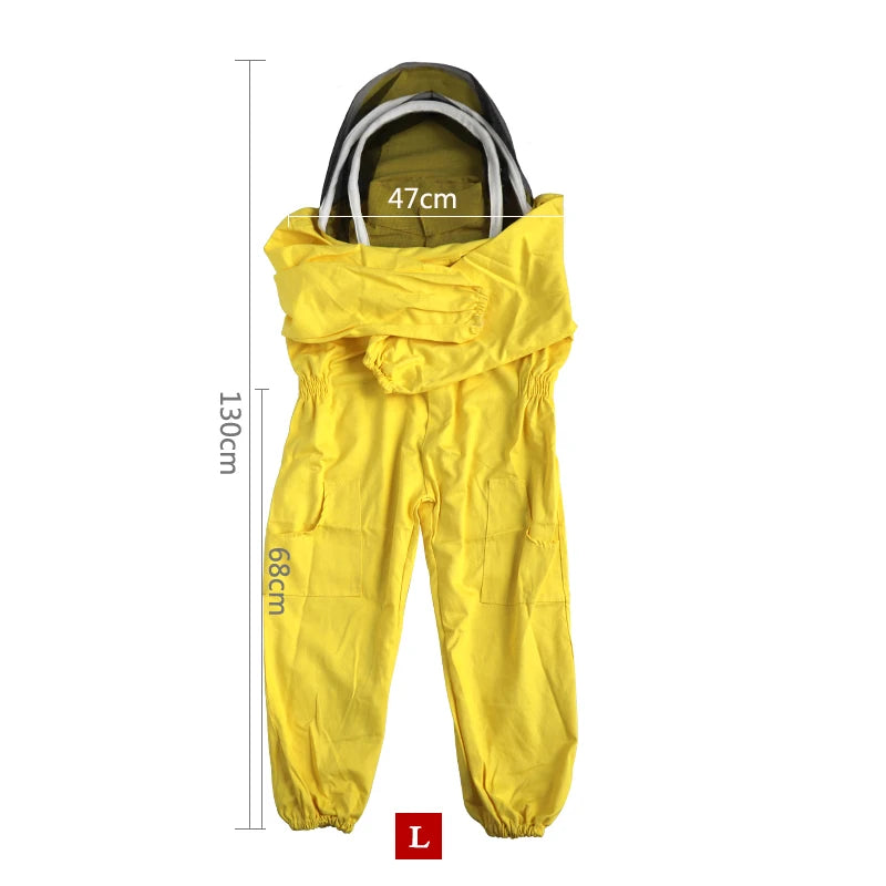 Children Anti-Bee Suit One-Piece Anti Bee Suit with Mesh Mask for Kids Beekeeping Practice Kid Clothing Apiculture Equipement