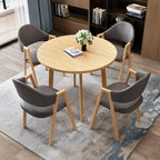 Small Round Conference Table Set for 4