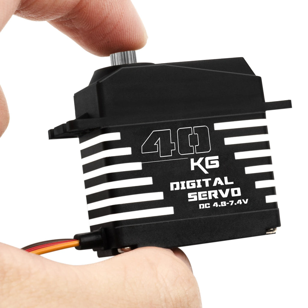 RCXAZ 40KG/45KG/50KG Brushless Digital Servo Metal Housing Gear 180 Large Torque Waterproof for RC Car/Boat Model Fixed Robots