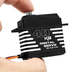RCXAZ 40KG/45KG/50KG Brushless Digital Servo Metal Housing Gear 180 Large Torque Waterproof for RC Car/Boat Model Fixed Robots