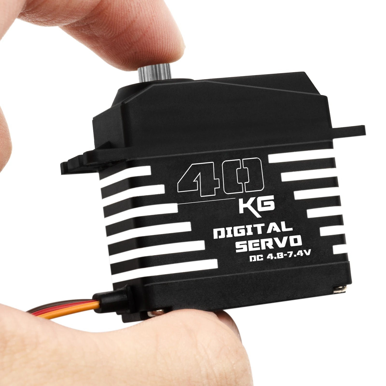 RCXAZ 40KG/45KG/50KG Brushless Digital Servo Metal Housing Gear 180 Large Torque Waterproof for RC Car/Boat Model Fixed Robots