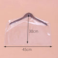 Clear PVC Garment Cover  for Clothes Garment Coat Jacket Shirt Suit Dust 5pcs 18 Wire Moisture Proof Protection Case