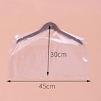 Clear PVC Garment Cover  for Clothes Garment Coat Jacket Shirt Suit Dust 5pcs 18 Wire Moisture Proof Protection Case