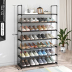 Multi-layer simple dustproof shoe rack space-saving home shoe cabinet suitable for placing at the door easy to assemble