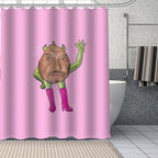 Custom Funny Johnny Hallyday Shower Curtain Waterproof Bathroom Polyester Fabric Bathroom Curtain With Hooks 0826